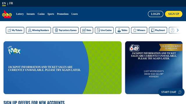 PlayOLG casino screenshot